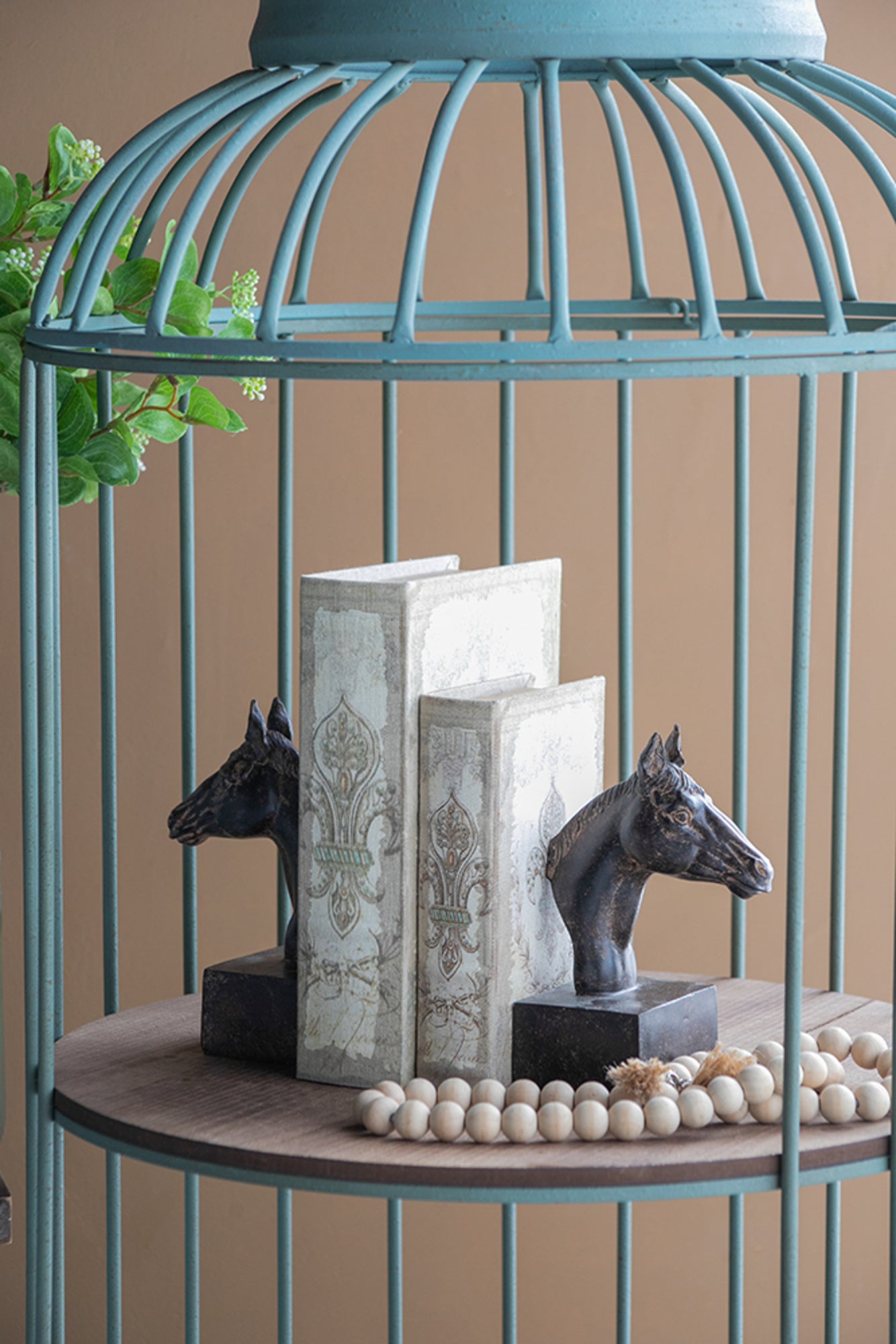 SCULPTURAL HORSE BOOKENDS