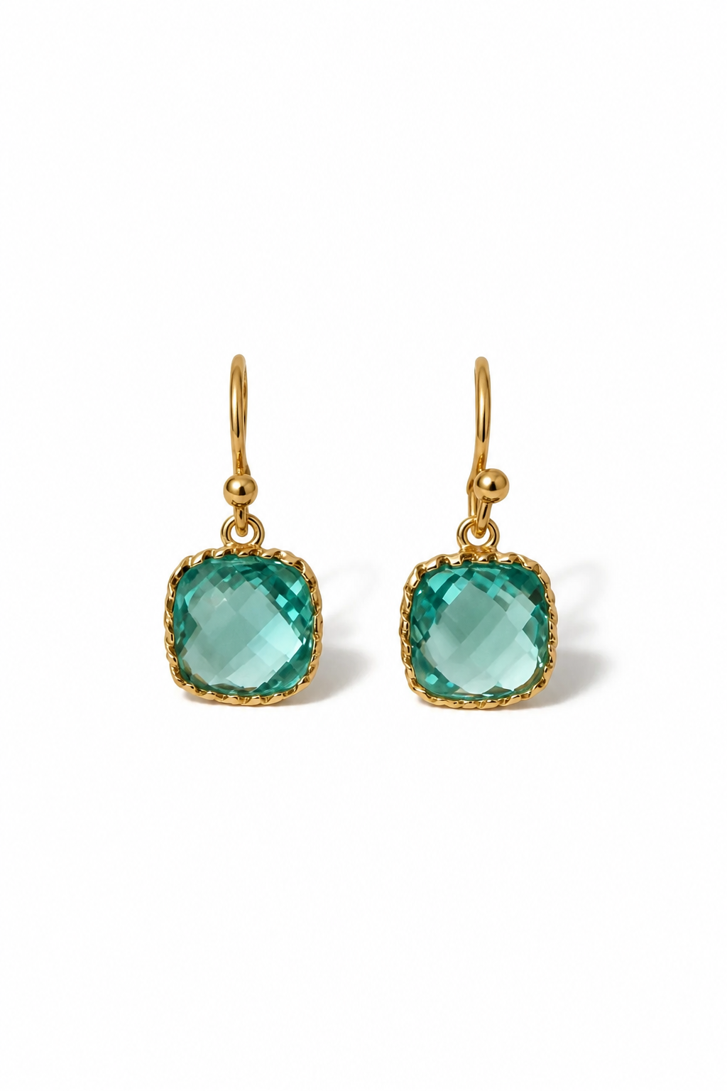 AMRAPALI EARRINGS - AQUAMARINE