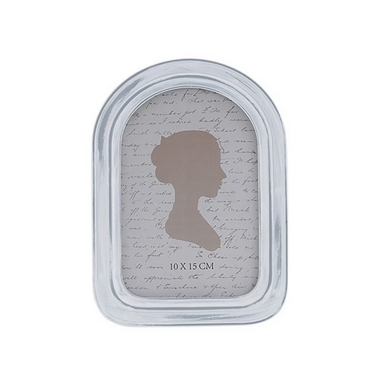 ARCHED 6X4 PHOTO FRAME - SILVER