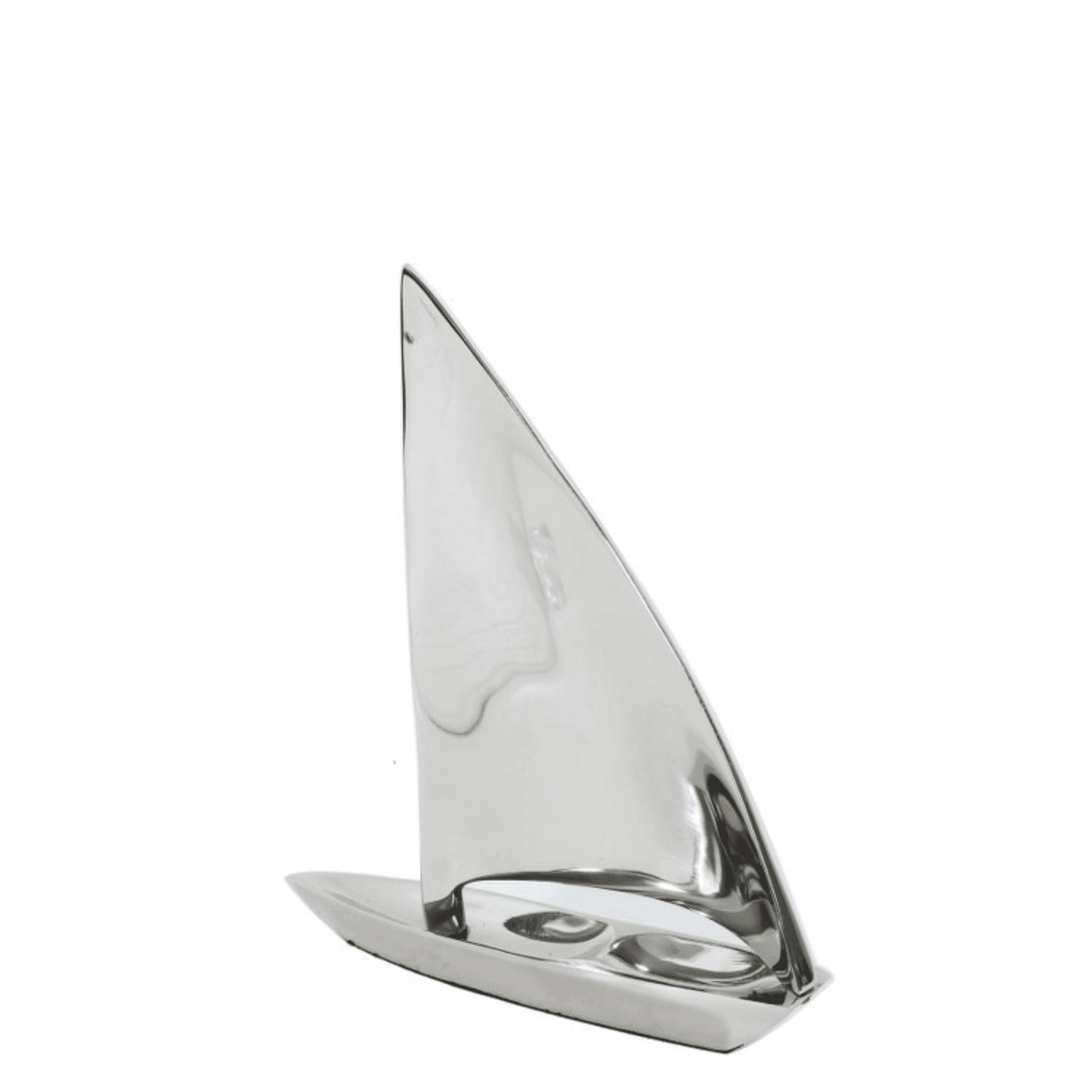 SILVER SAIL BOAT - MEDIUM
