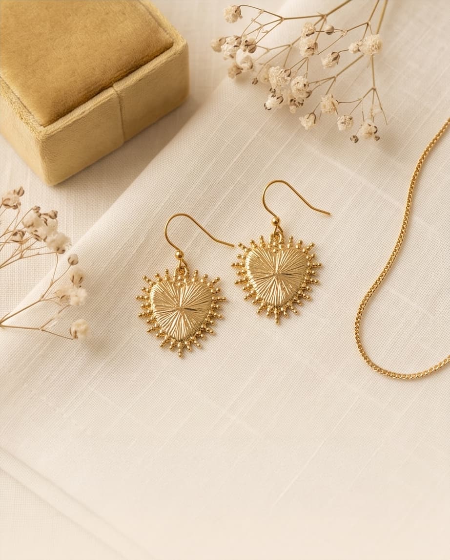 BORN TO REIGN EARRINGS - GOLD
