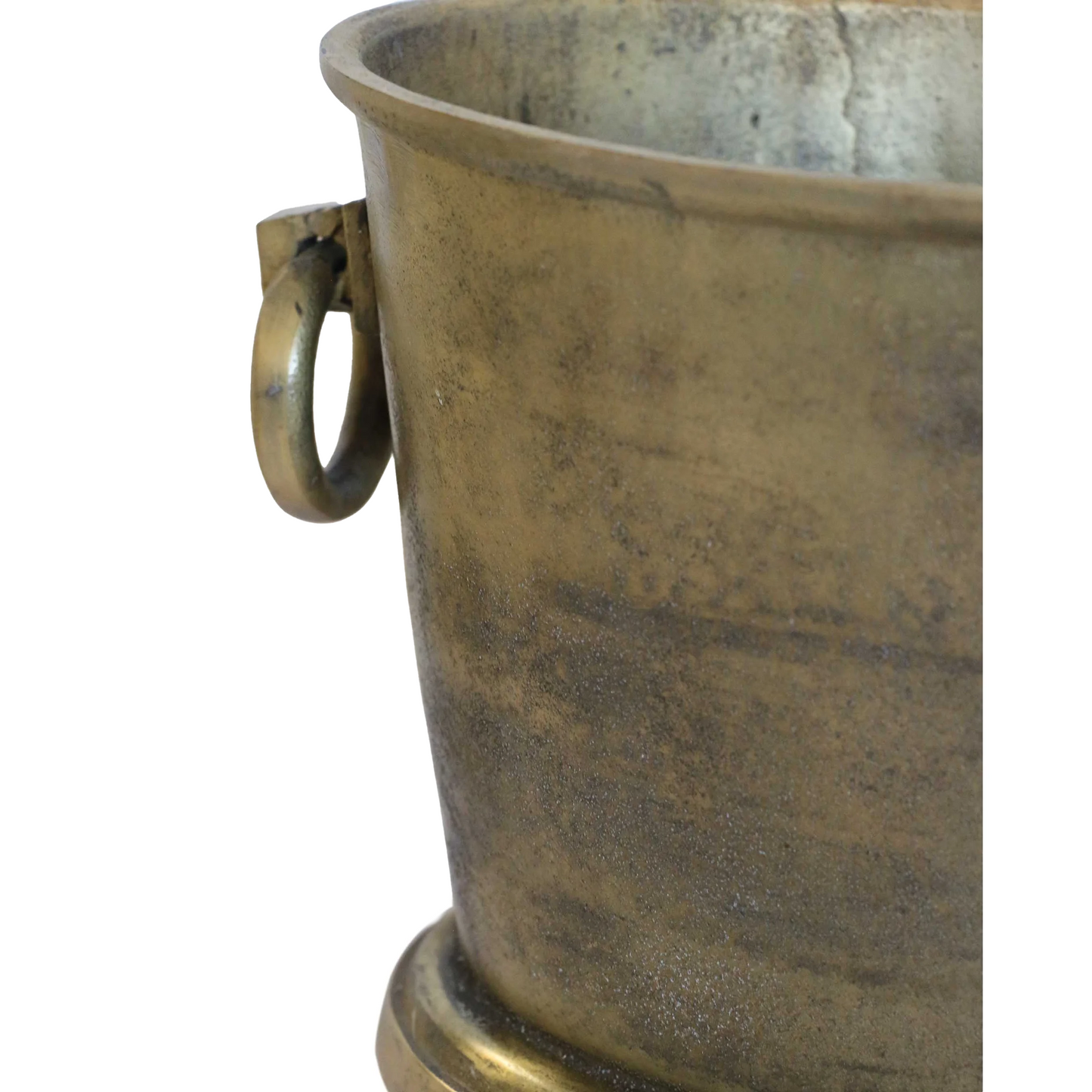 CAIRO ANTIQUE BRASS FINISH OVAL CHAMPAGNE BUCKET