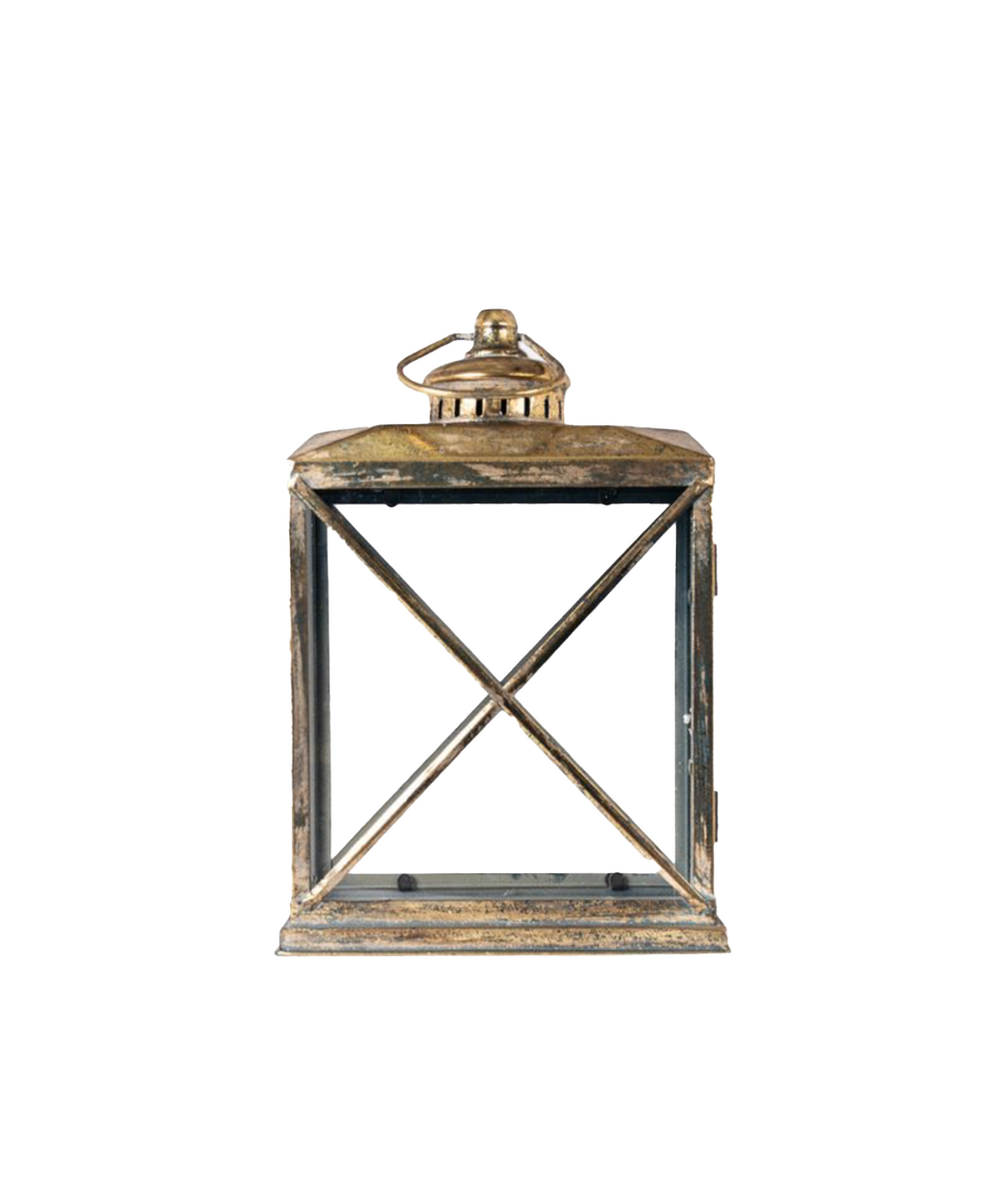 CALYPSO AGED GOLD LANTERN - SMALL
