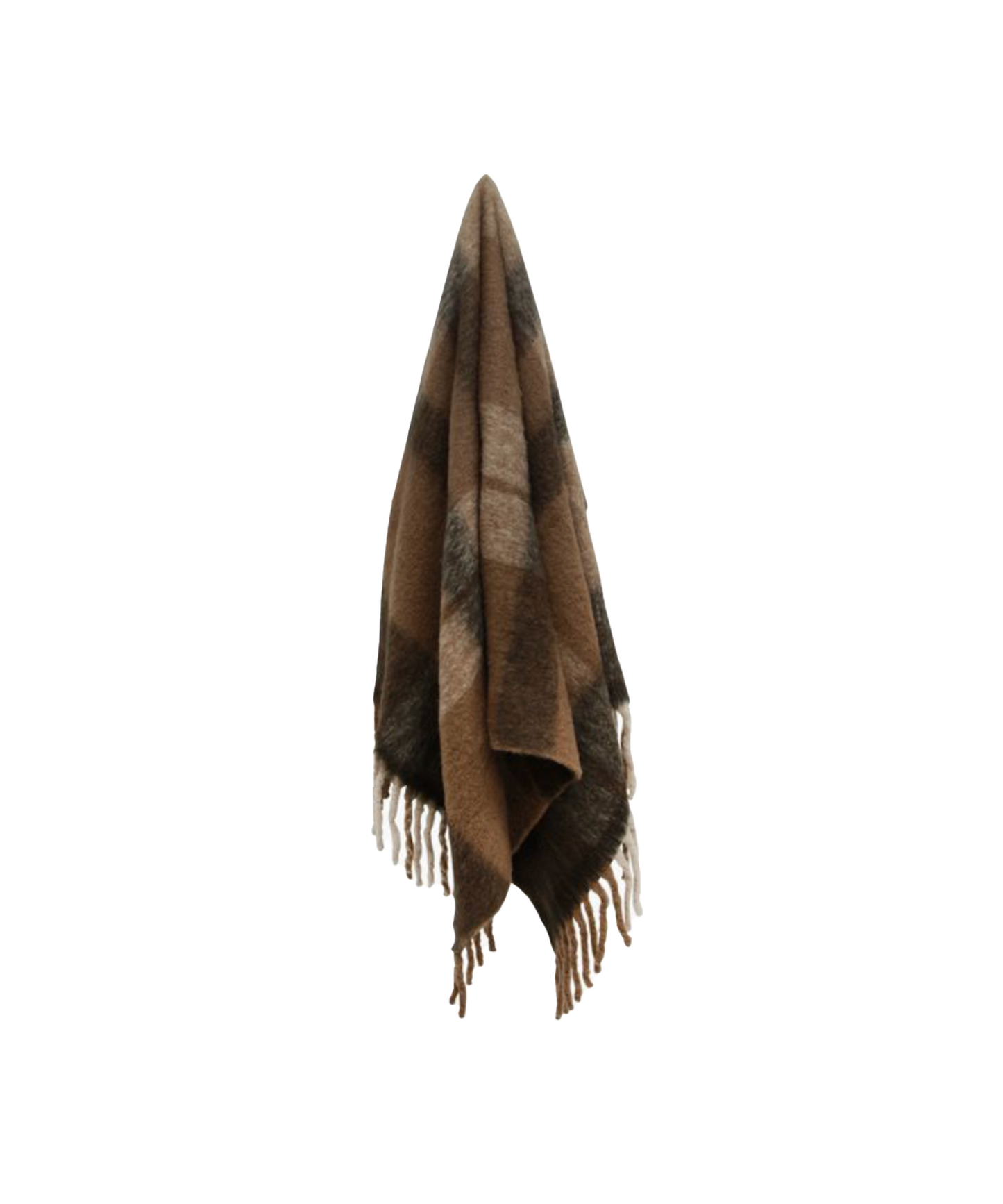 CANOPY PLAID TASSEL THROW