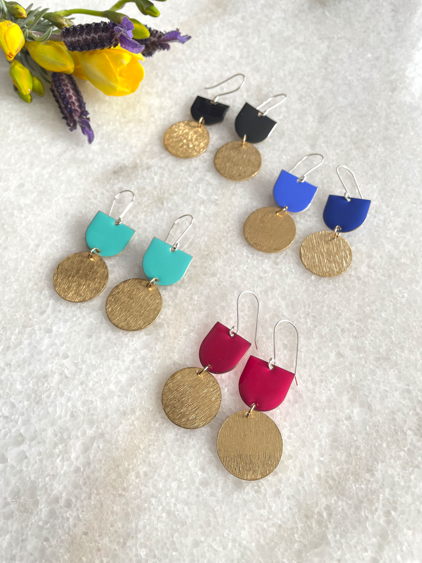 MATILDA EARRINGS - FUSHIA