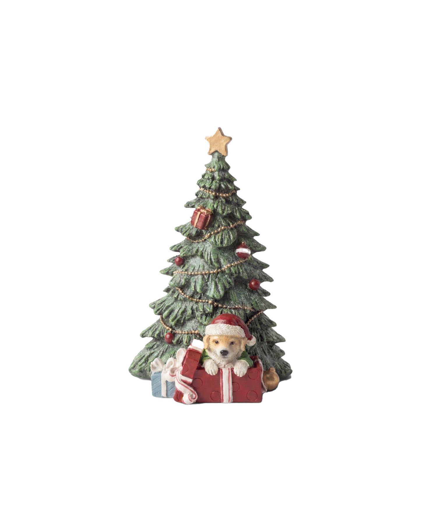 PRE ORDER: FESTIVE TREE WITH DOG AND GIFTS
