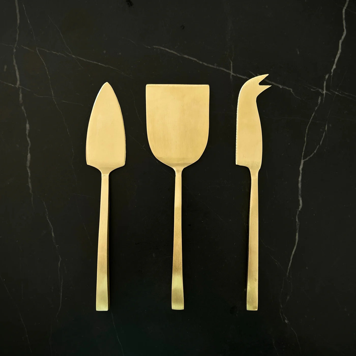 ORO GOLD CHEESE KNIFE SET