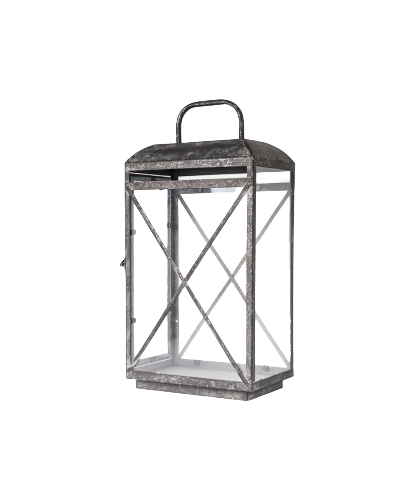 JARDIN AGED GREY LANTERN - LARGE