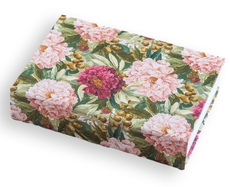 MULTICOLOURED PEONIES JOTTER PAD