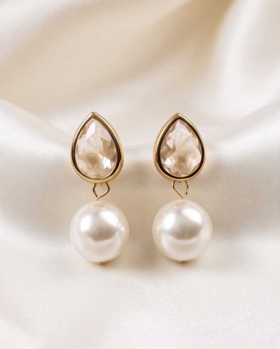 OLIVEIRA PEARL STUD EARRINGS