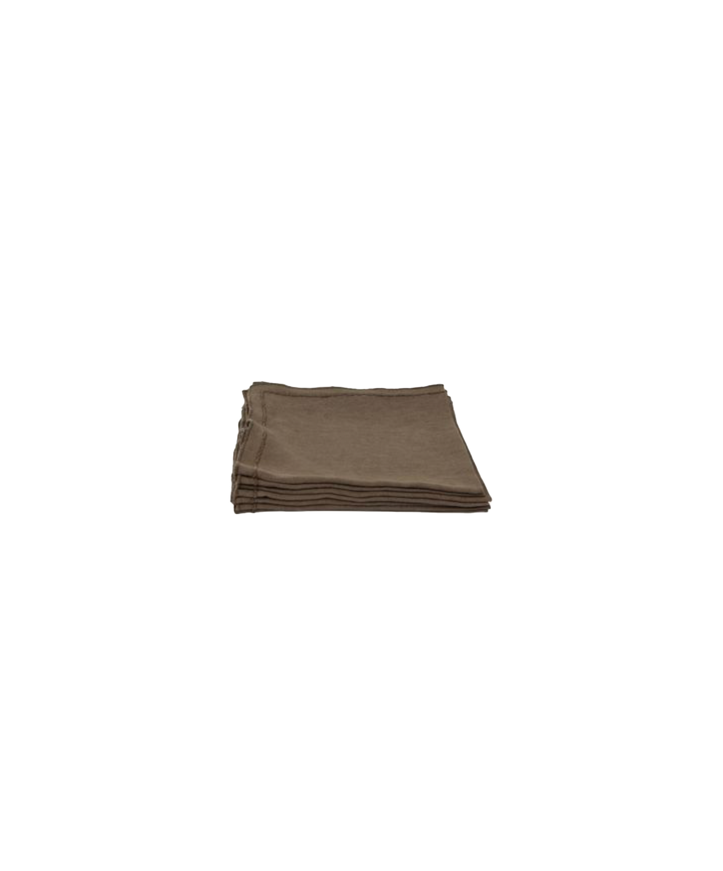 RILEY LINEN NAPKIN SET OF 4 - BROWN