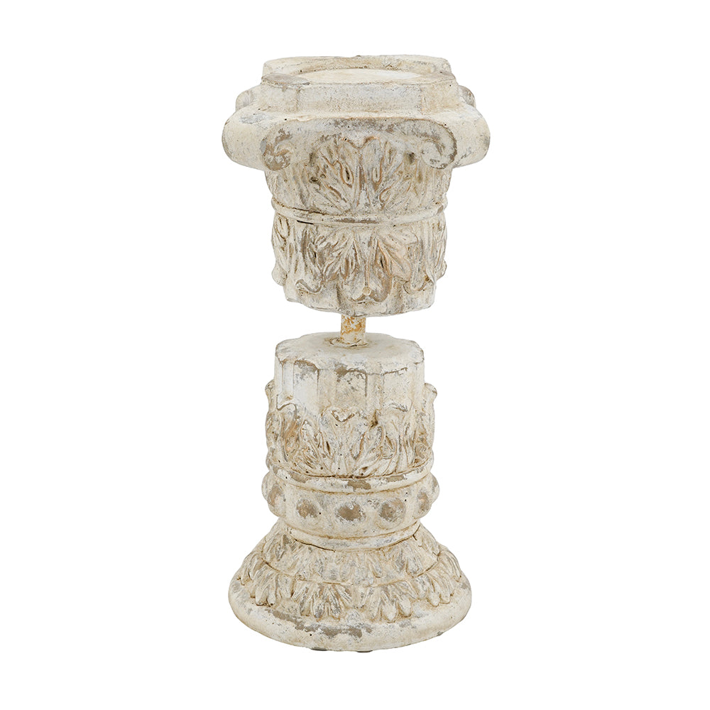 ROMAN RUIN CANDLE HOLDER - ROUND