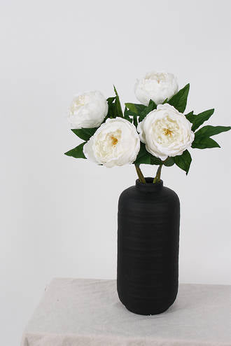 SADIE REAL TOUCH PEONY - WHITE