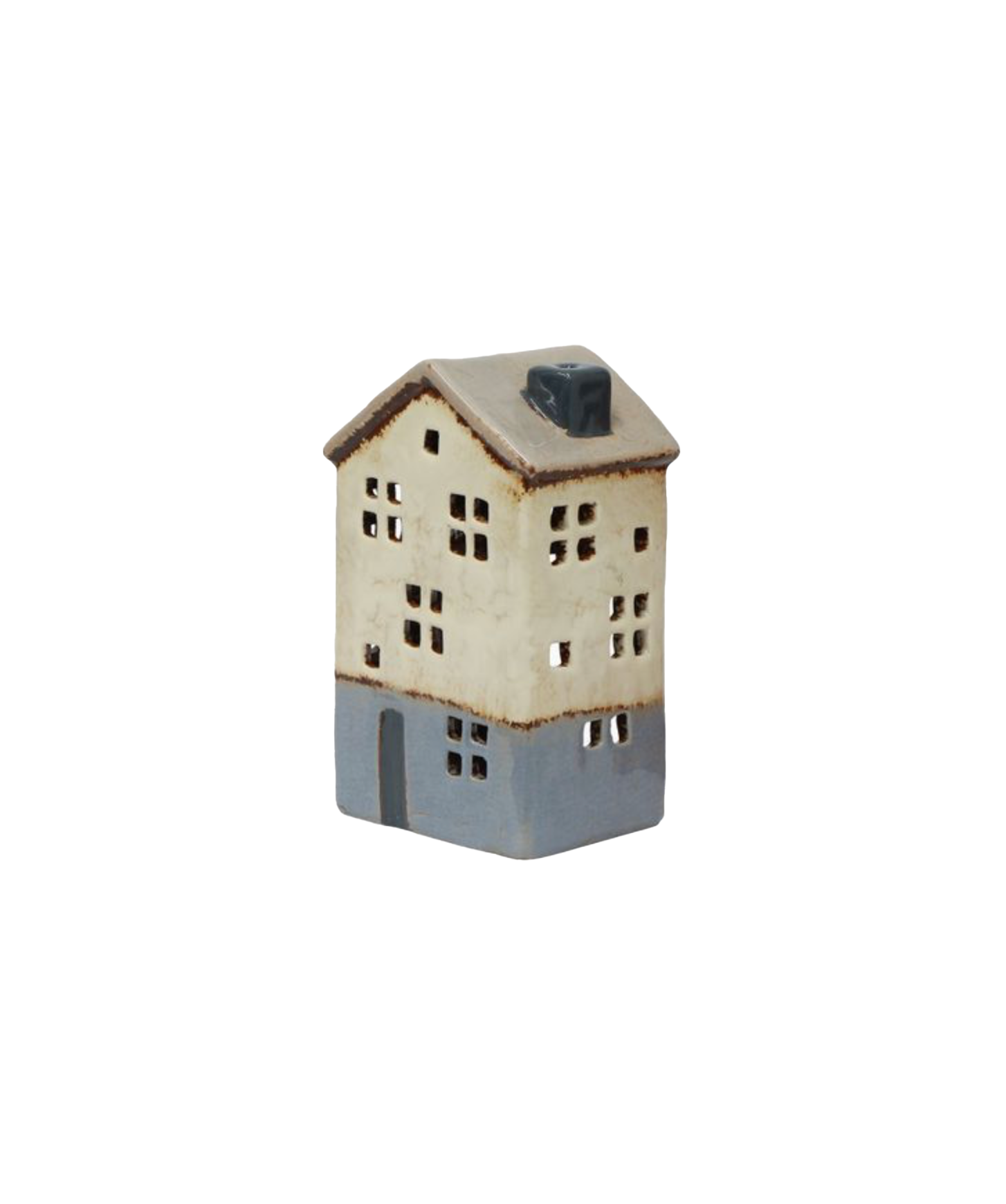 Tea Light Saint Malo House Blue Roof