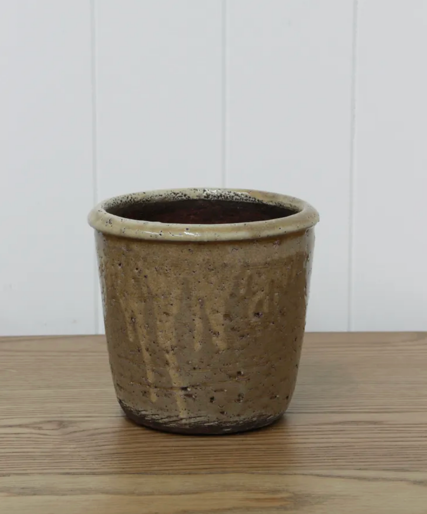 STONE GLAZED TERRACOTTA POT