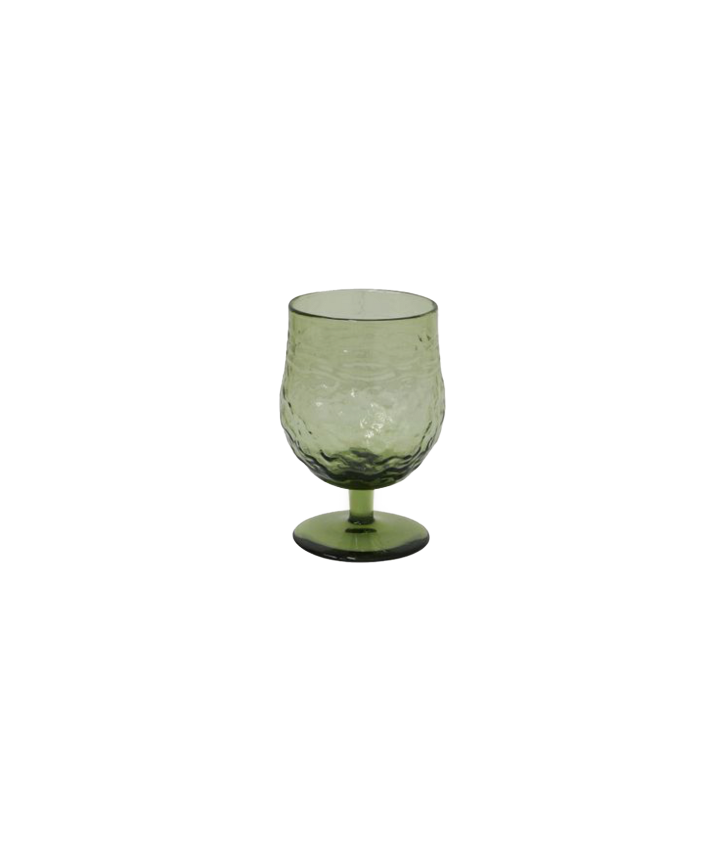 SERENA SET OF 4 WINE GOBLETS - GREEN