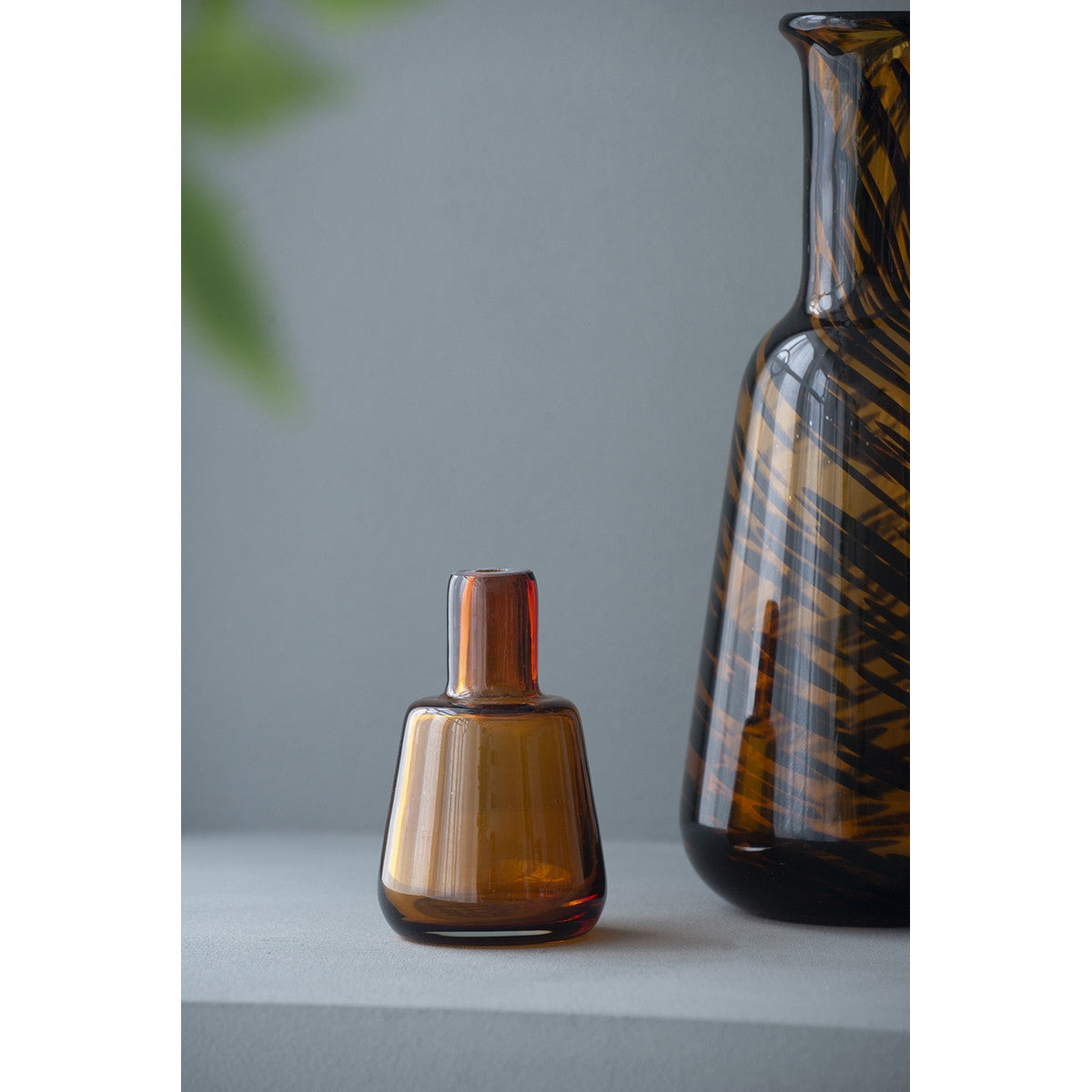 TOBACCO GLASS BOTTLE - SMALL