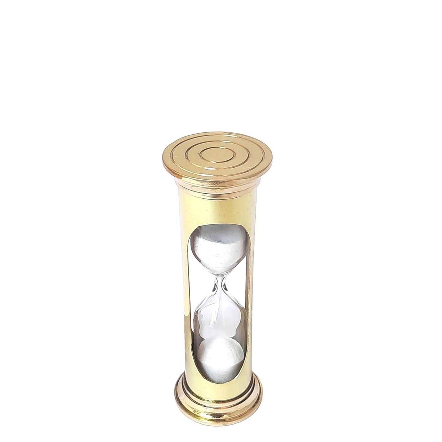 BRASS SAND TIMER - 2 MINUTE