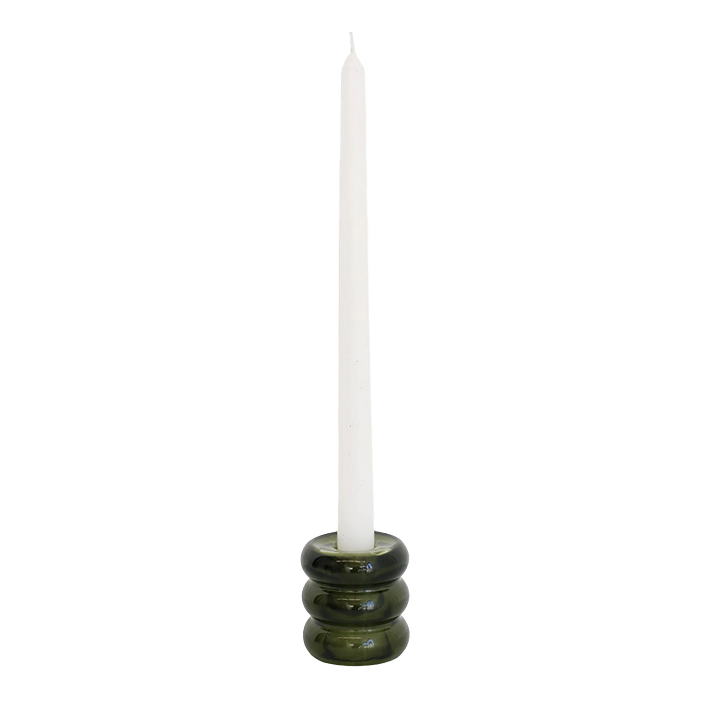 VERDE GLASS CANDLE HOLDER