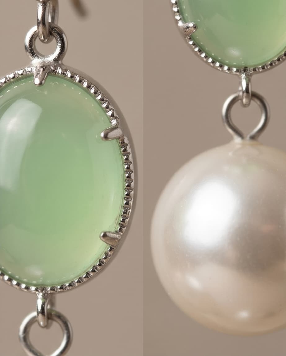 VERDE PEARL EARRINGS