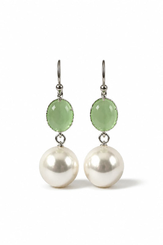 PRE ORDER: VERDE PEARL EARRINGS