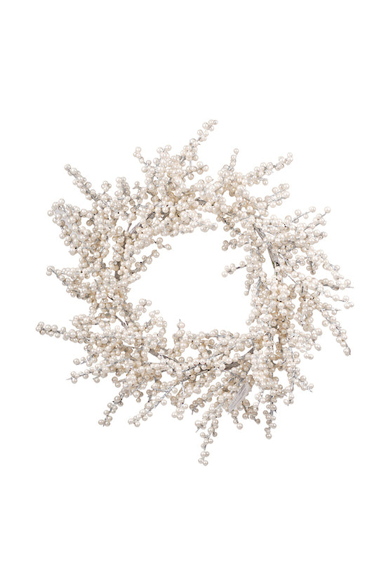 WHITE PEARL WREATH