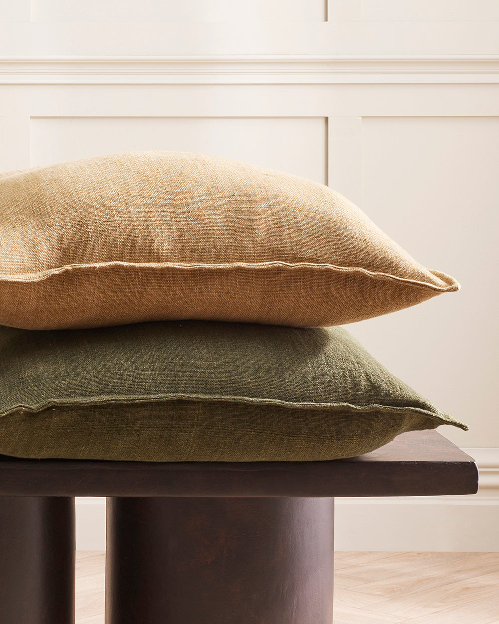 FLAXMILL 60 X 60CM CUSHION - WINTER MOSS