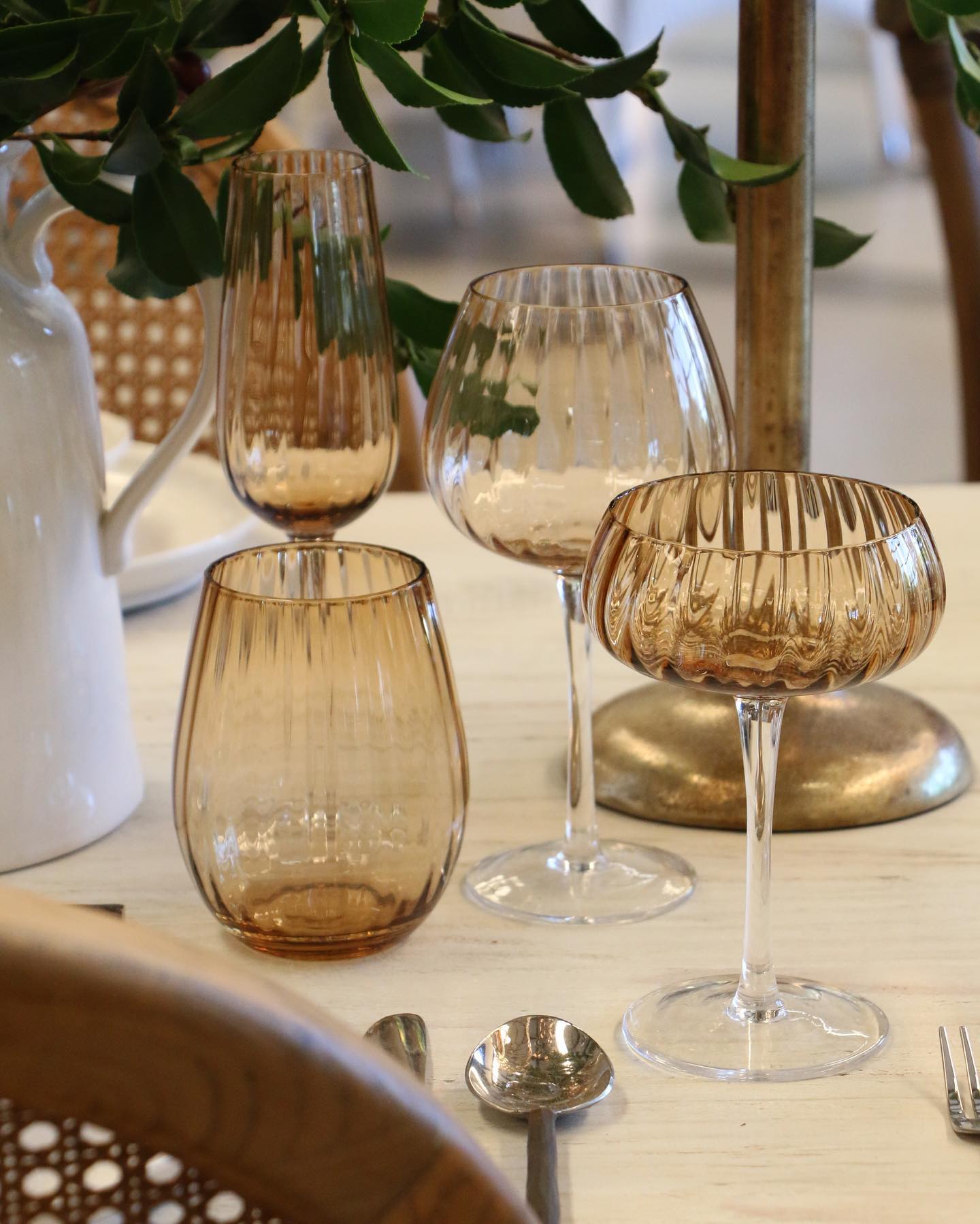 CASABLANCA COCKTAIL GLASSES - SET OF 4