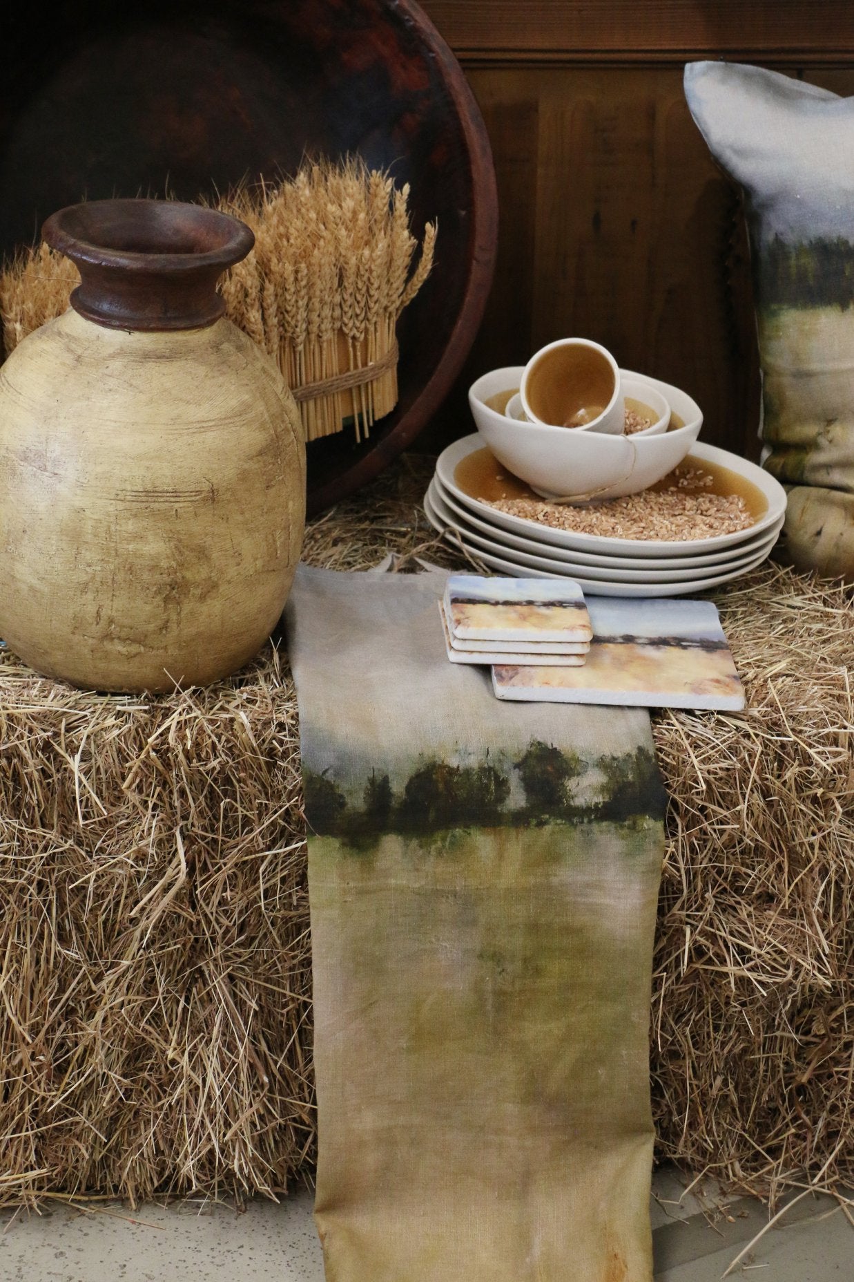 HARVEST ORGANIC LINEN TEA TOWEL