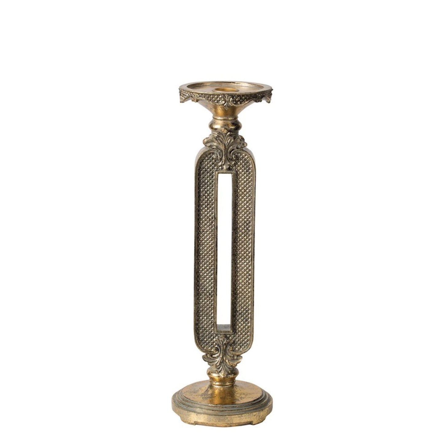 ANTIQUE GOLD CANDLE HOLDER