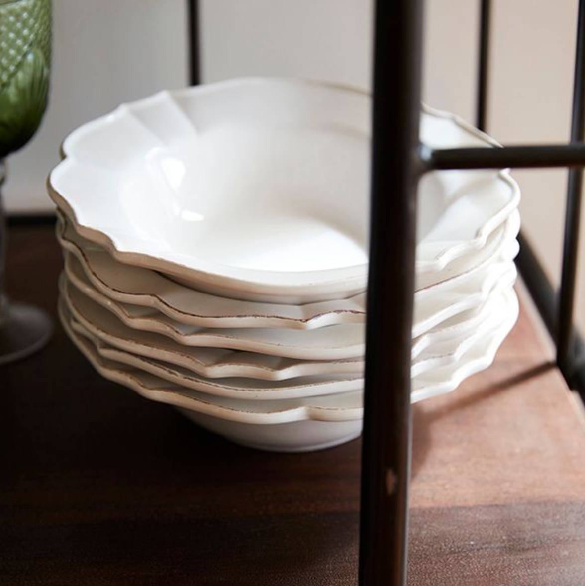 VIENNA STONEWARE ROUND SALAD BOWL - SMALL