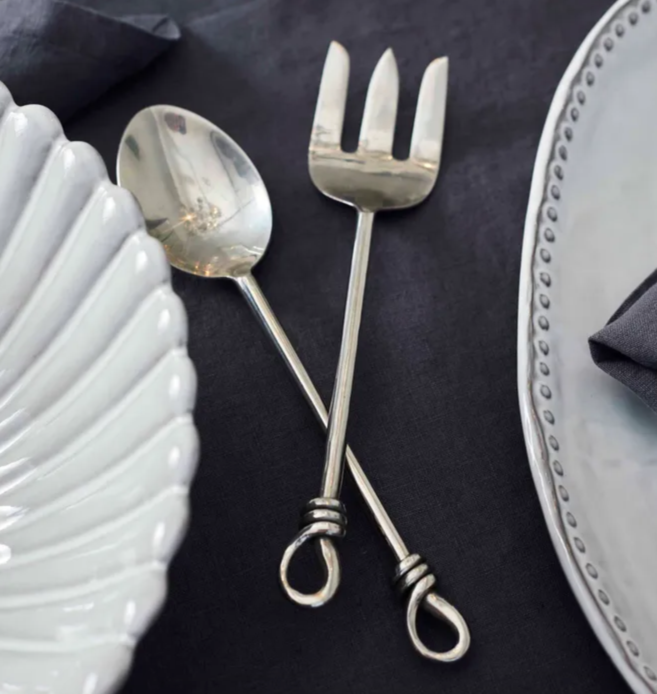 KNOT SERVING FORK - LARGE