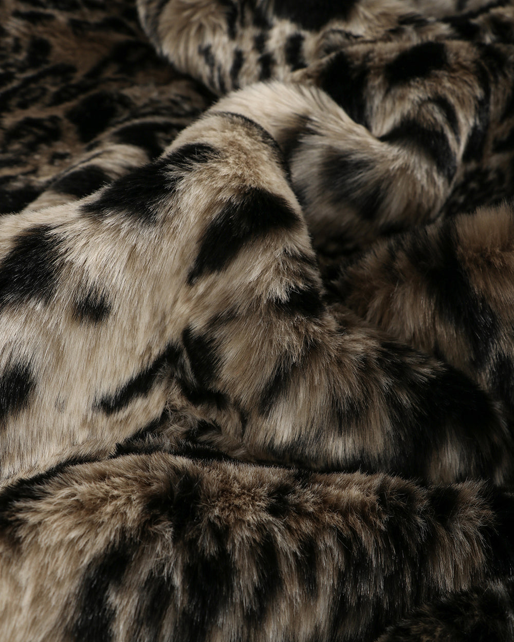AFRICAN LEOPARD FAUX FUR CUSHIONS
