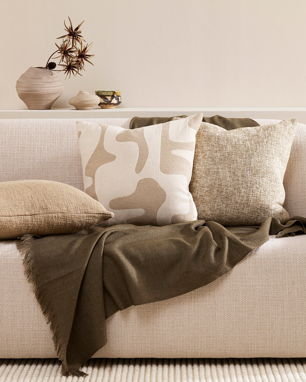 ALTONA THROW - MANGROVE