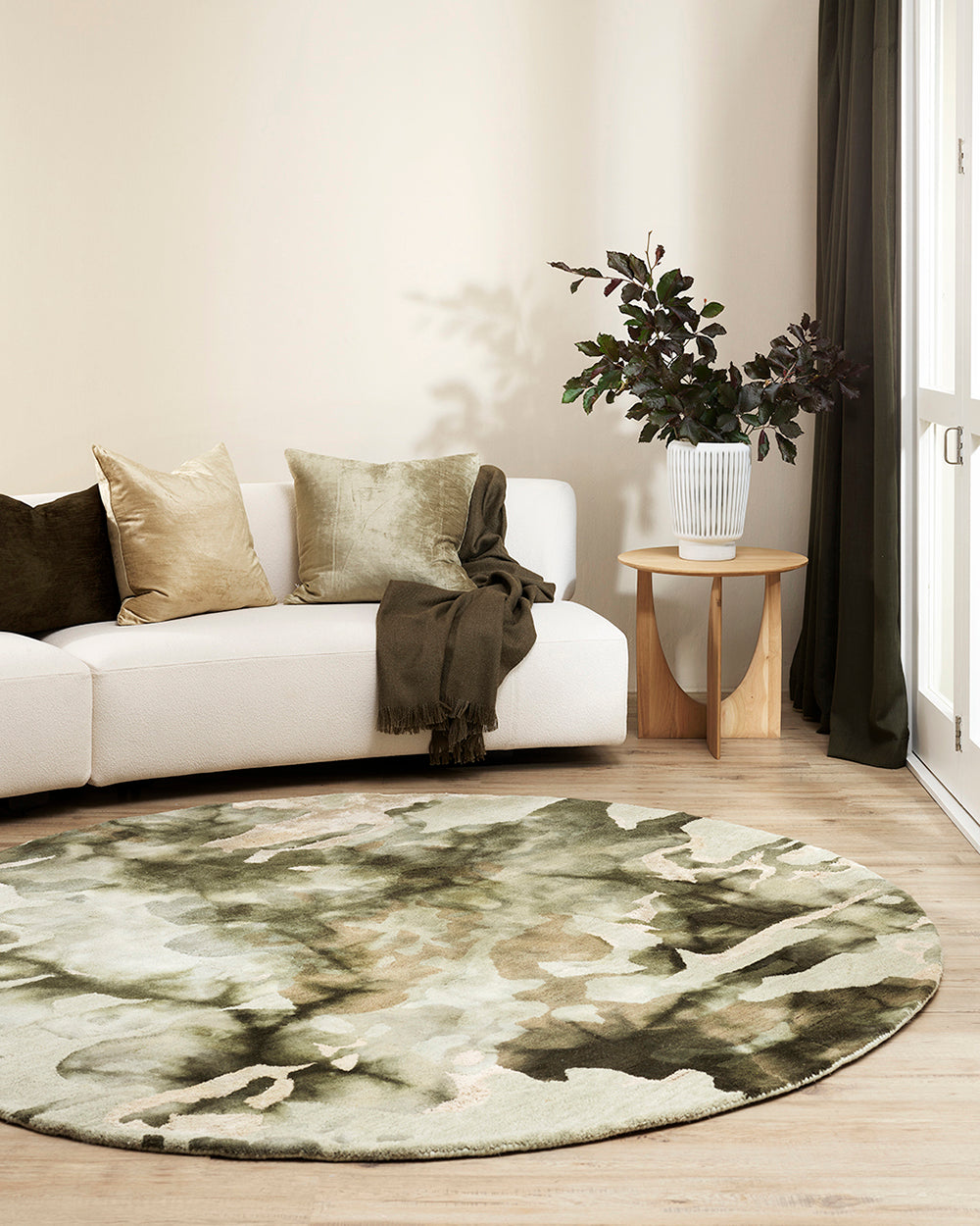ALTONA THROW - MANGROVE