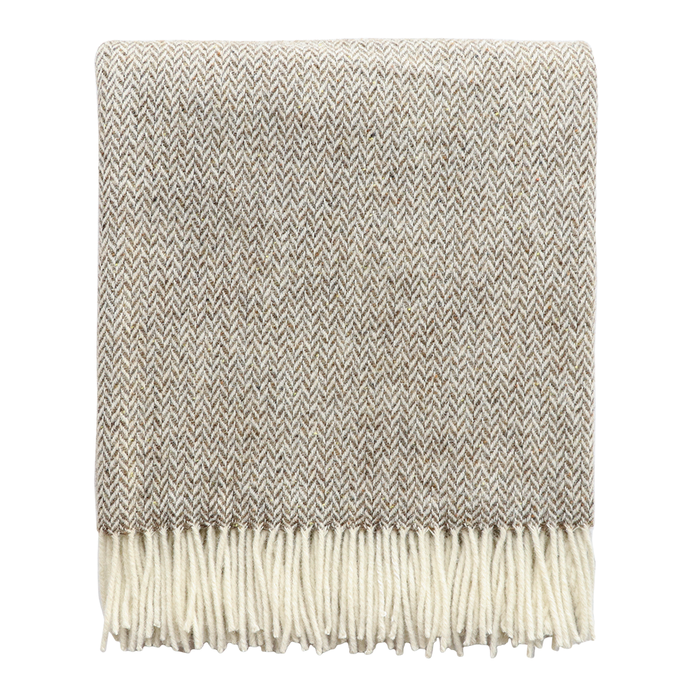 FEATHERSTON BRACKEN NZ LAMBS WOOL THROW