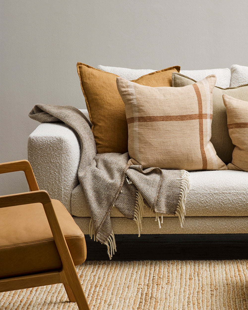 FEATHERSTON BRACKEN NZ LAMBS WOOL THROW