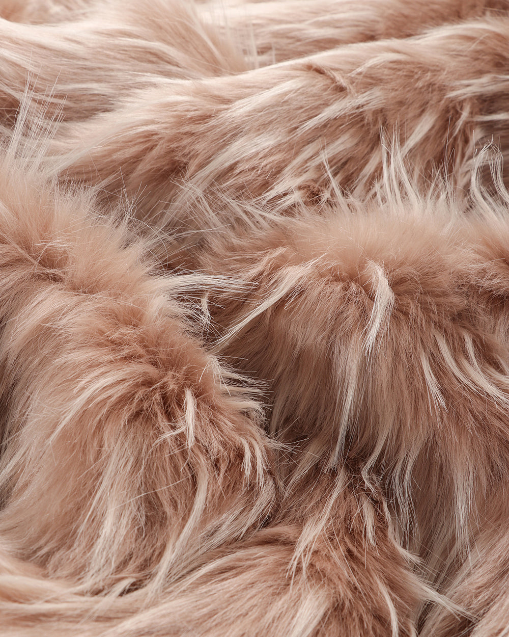 PEONY PLUME FAUX FUR THROW