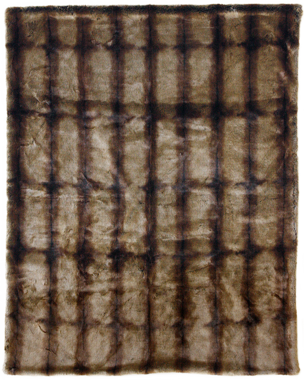 RED LEMUR FAUX FUR THROW