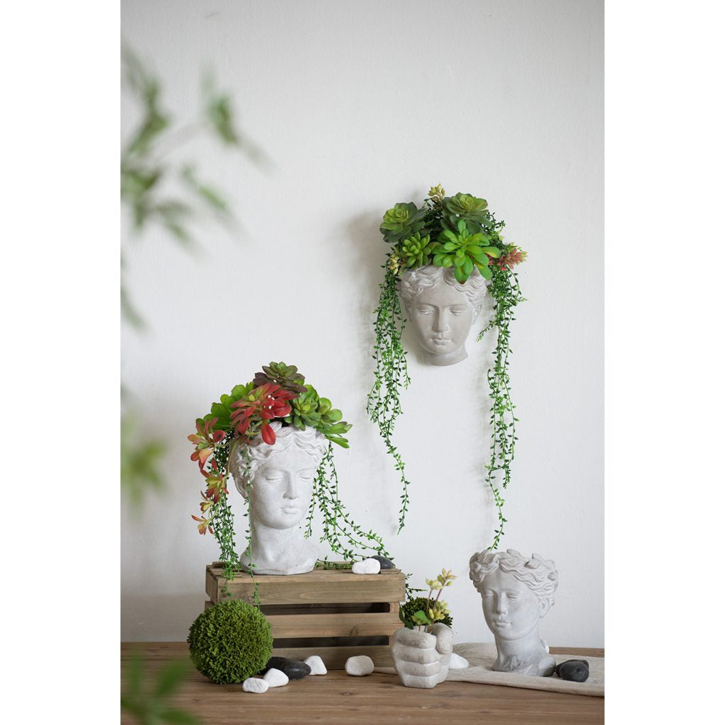 VISAGE CEMENT VASE