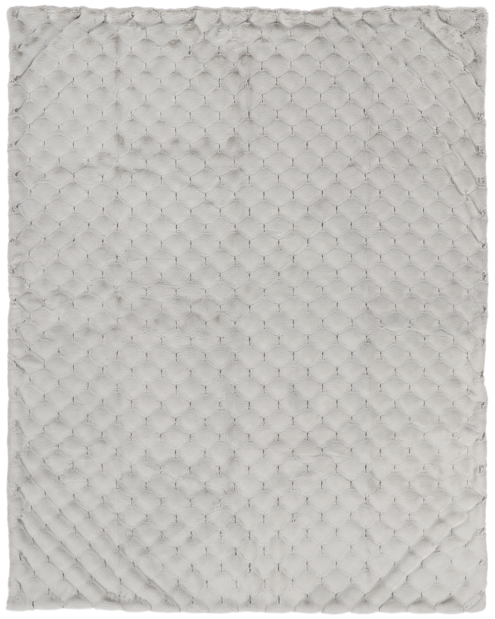 VALENTINA GREY FAUX FUR THROW
