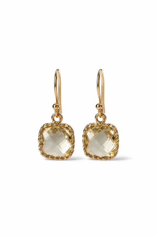 AMRAPALI EARRINGS - CANARY YELLOW