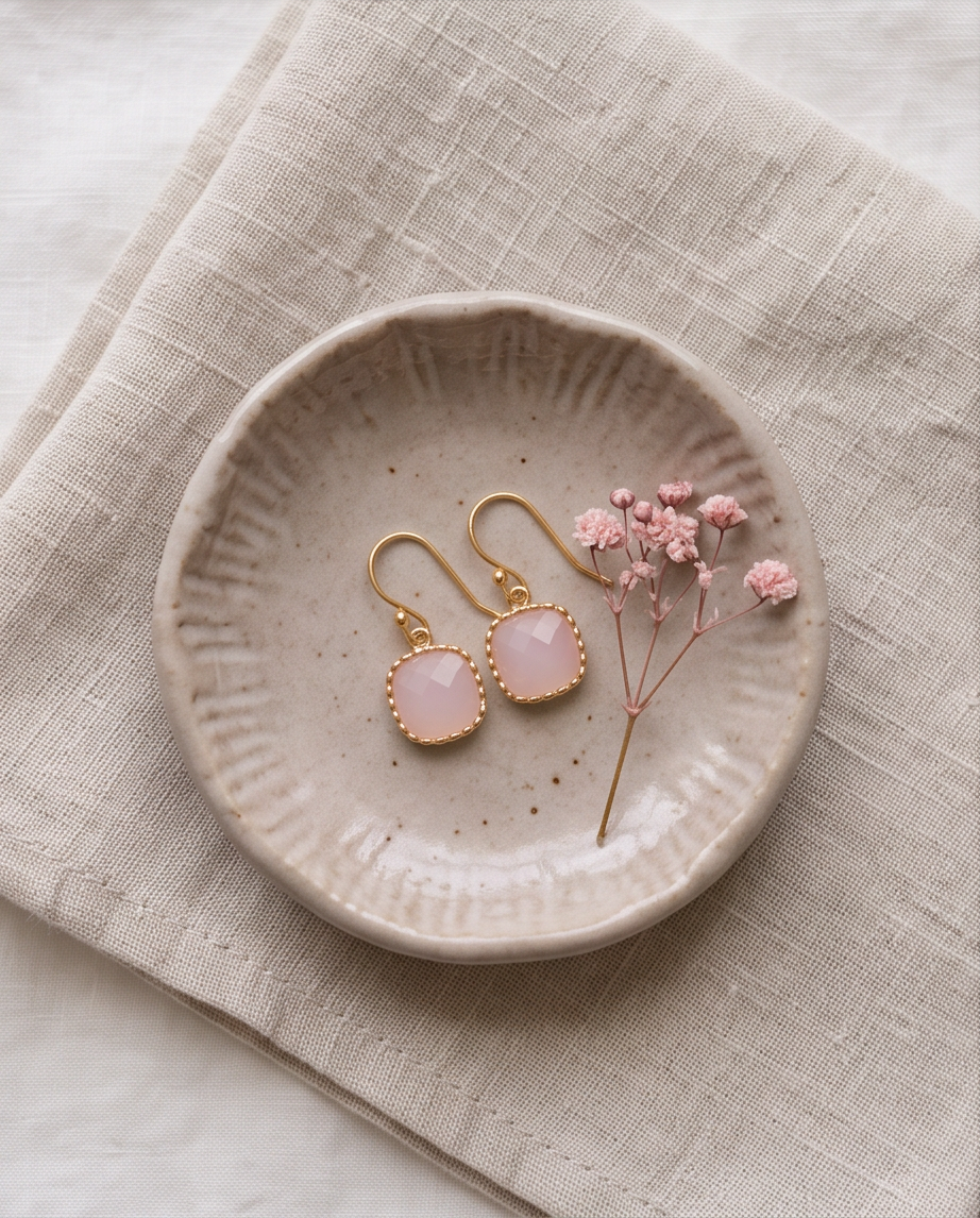 AMRAPALI EARRINGS - LEMONADE PNK