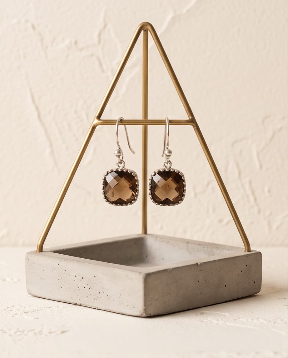 AMRAPALI EARRINGS - COCOA