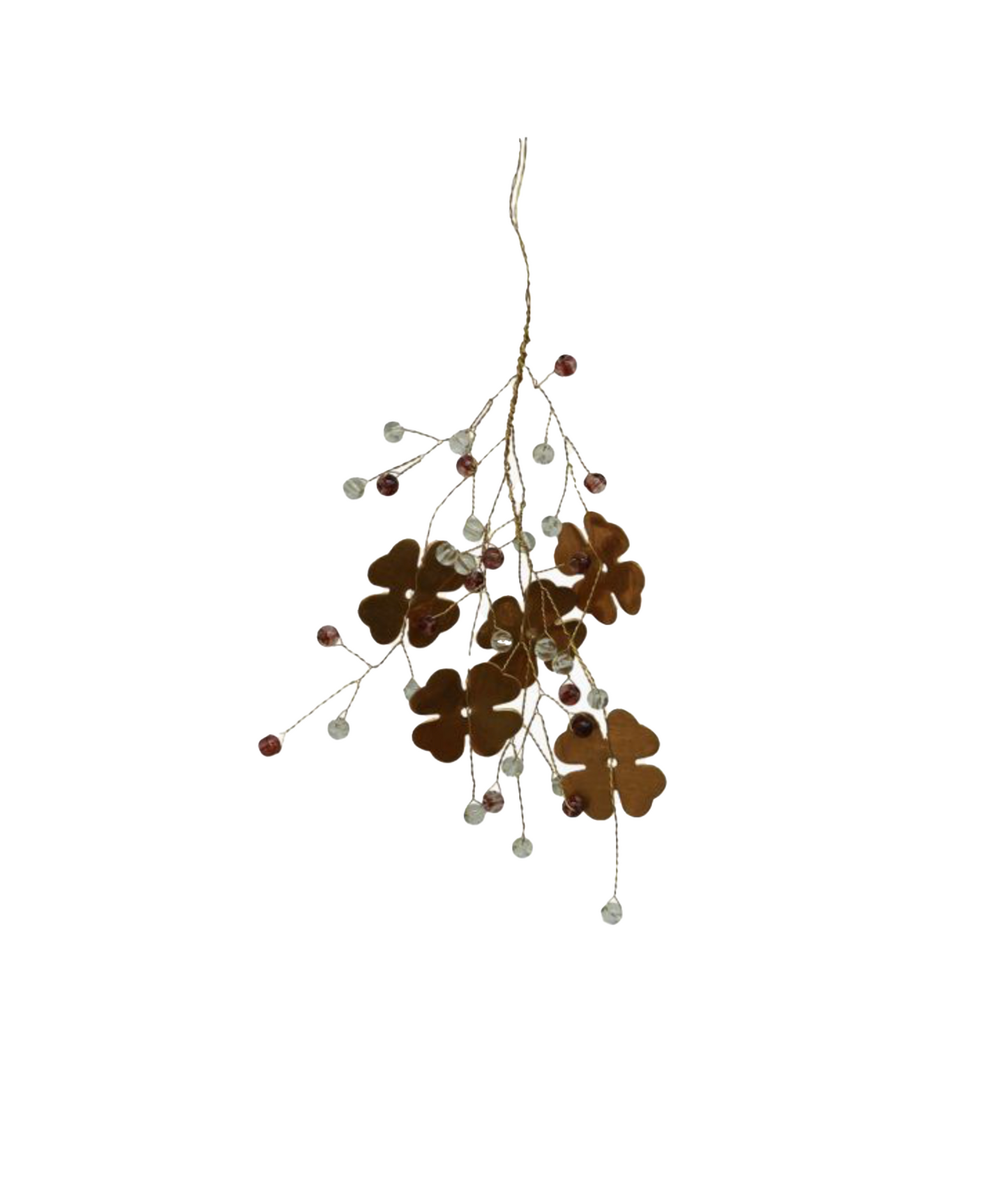 PRE ORDER: BEADED BUNCH ORNAMENT - GOLD