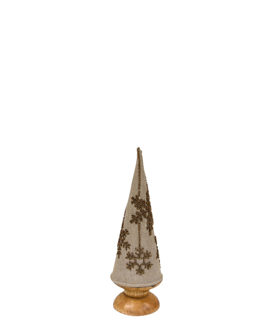 PRE ORDER: BEADED NATURAL STANDING TREE - SHORT