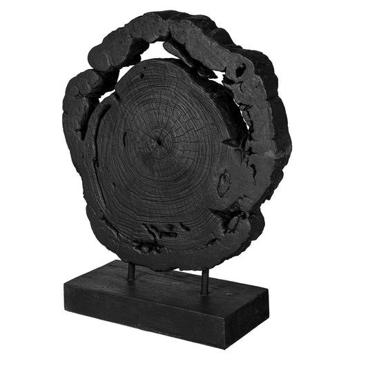 BLACK TEAK DECOR STANDING