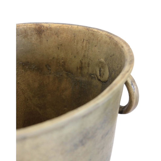 CAIRO ANTIQUE BRASS FINISH OVAL CHAMPAGNE BUCKET