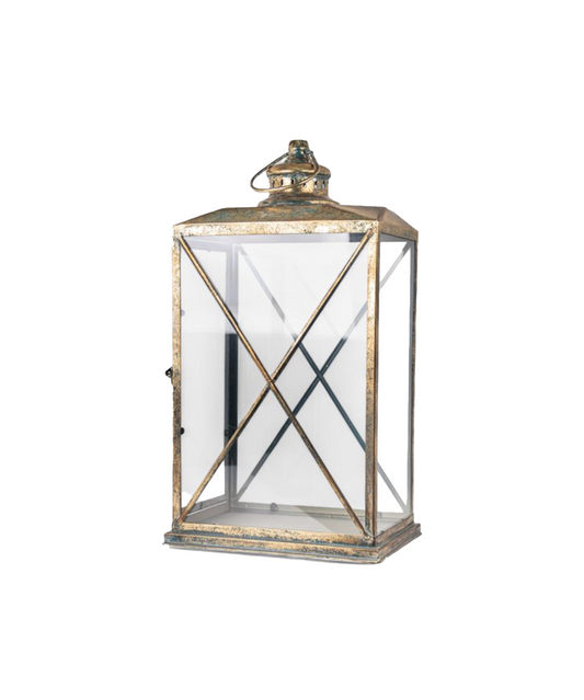 CALYPSO AGED GOLD LANTERN - LARGE