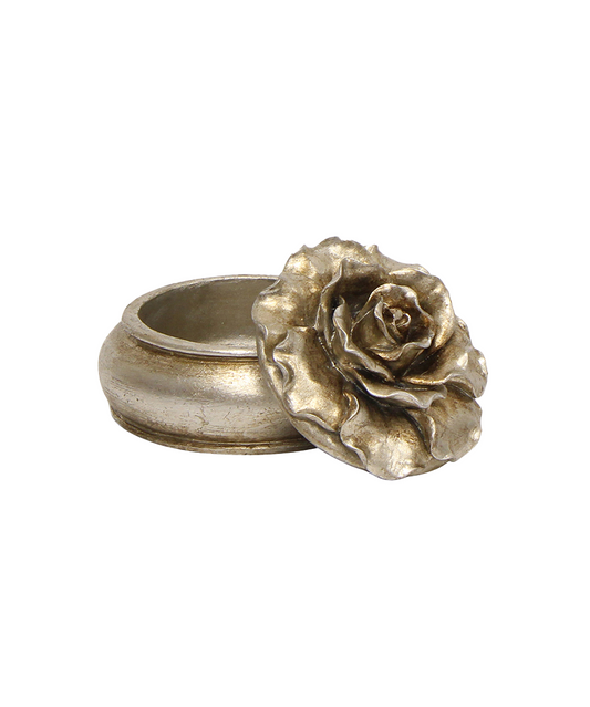 CAMELIA ROUND TRINKET BOX - SMALL